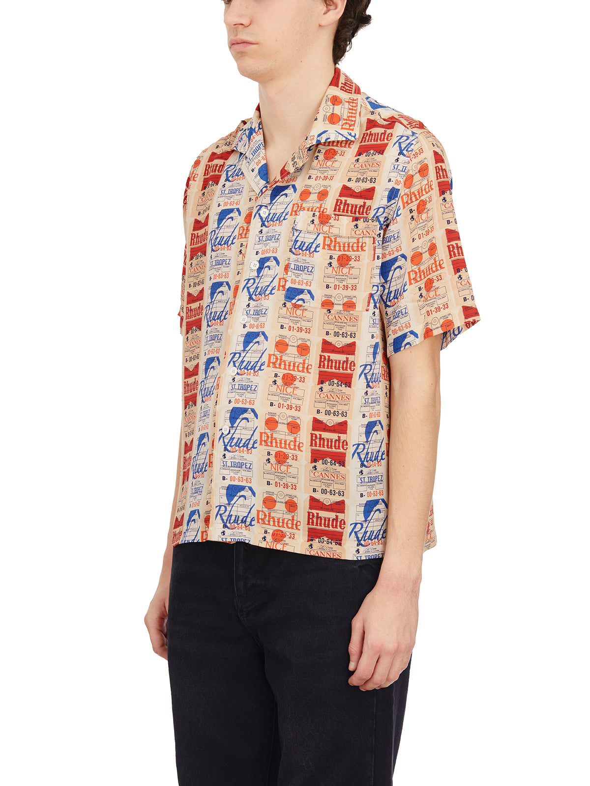 RHUDE Multicolor Silk Shirt for Men - SS24 Collection