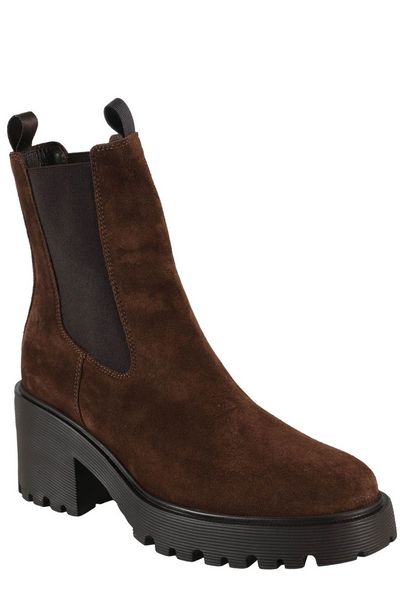 HOGAN Luxurious Leather Ankle Boots for Women