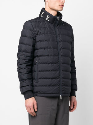 MONCLER Navy Blue Padded Jacket for Men - Winter 2024 Collection