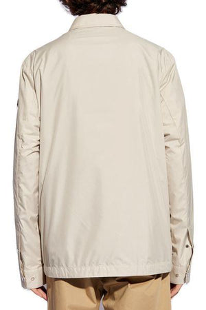 MONCLER Light Gray Men's Shirt Jacket for SS24