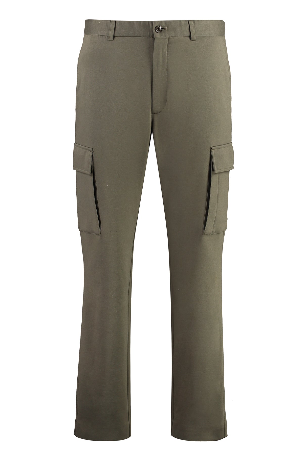 MONCLER Men's Green Cargo Trousers for SS24