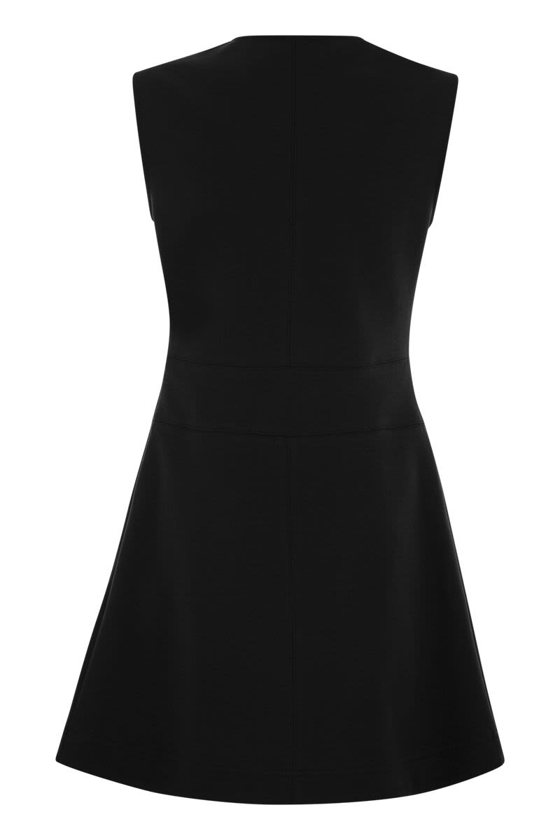 MONCLER Sleeveless Cotton-Blend Dress - Perfect for Everyday Wear