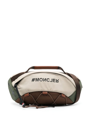 MONCLER Beige Belt Handbag for Men - SS24 Collection