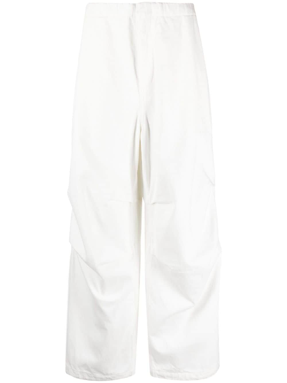 男士白色纯棉裤FW23款