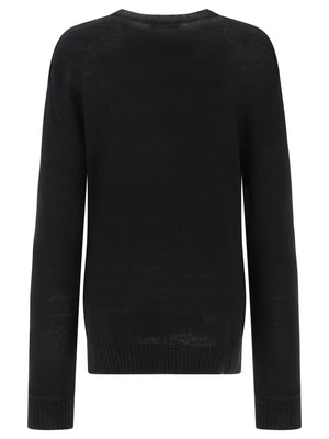 JIL SANDER Ultrafine Wool Sweater - Black