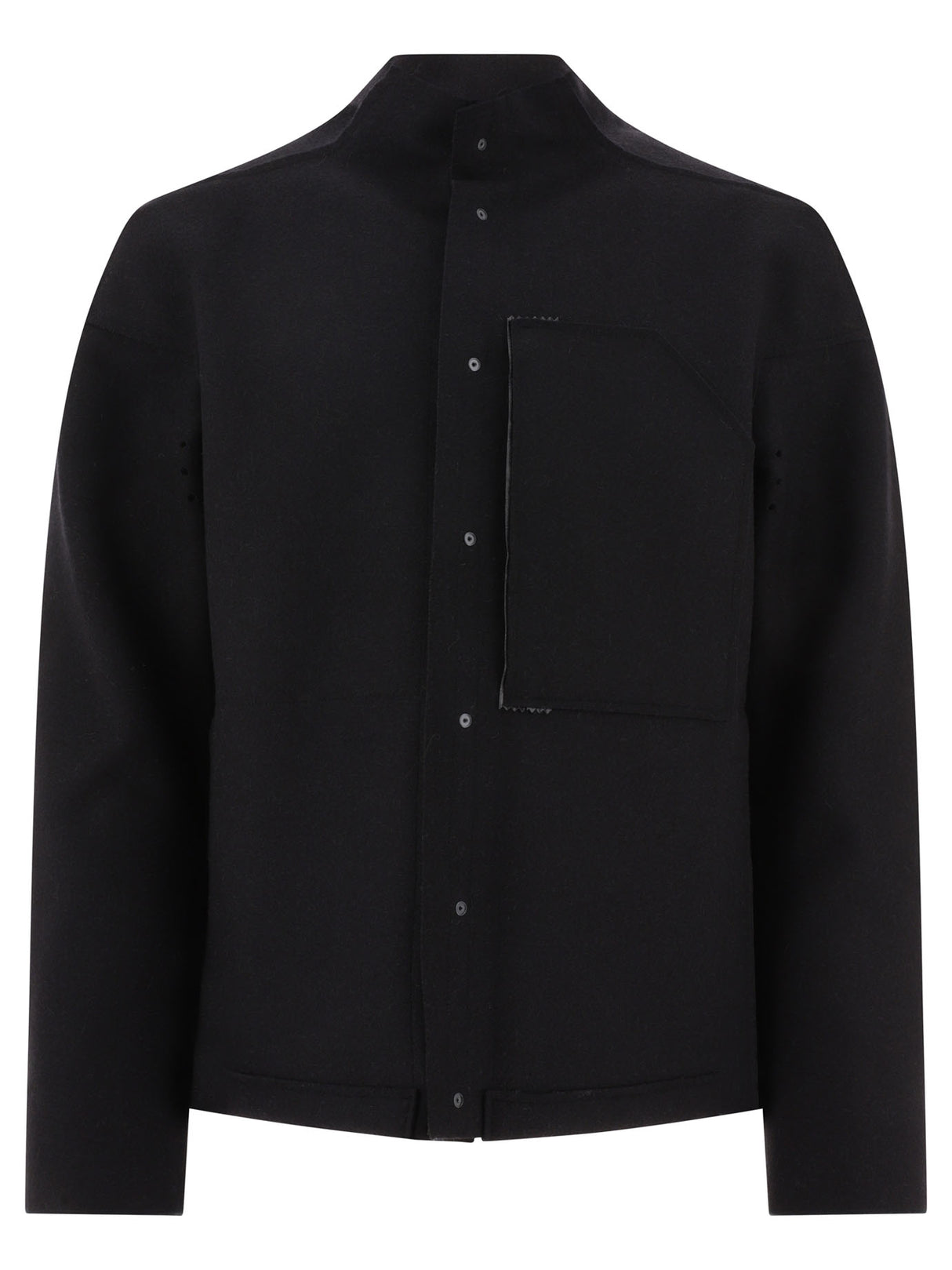 Men's Black Wool Jacket for FW23 by ACRONYM