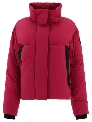 CANADA GOOSE Fuchsia Cropped Down Jacket for Women