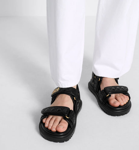 DIOR Stylish Black Sandals for Women - SS24 Collection