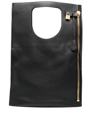 FW23系列时尚黑色平底手袋