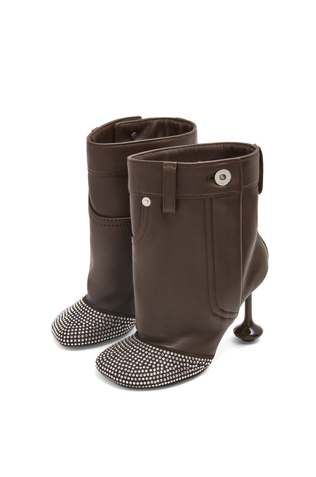 LOEWE Stylish Brown Ankle Boots for Women - FW23 Collection