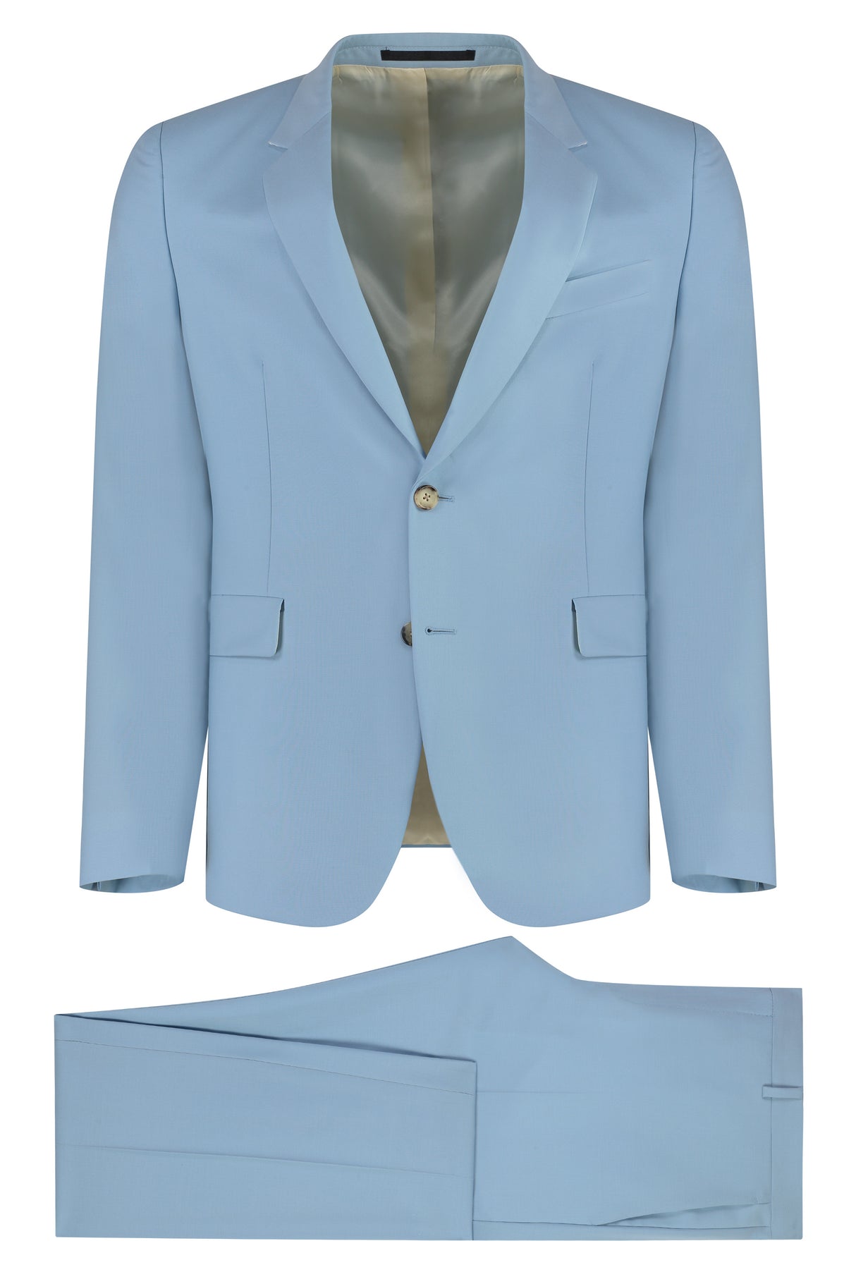 PAUL SMITH Men's Light Blue Wool and Mohair Suit for SS23