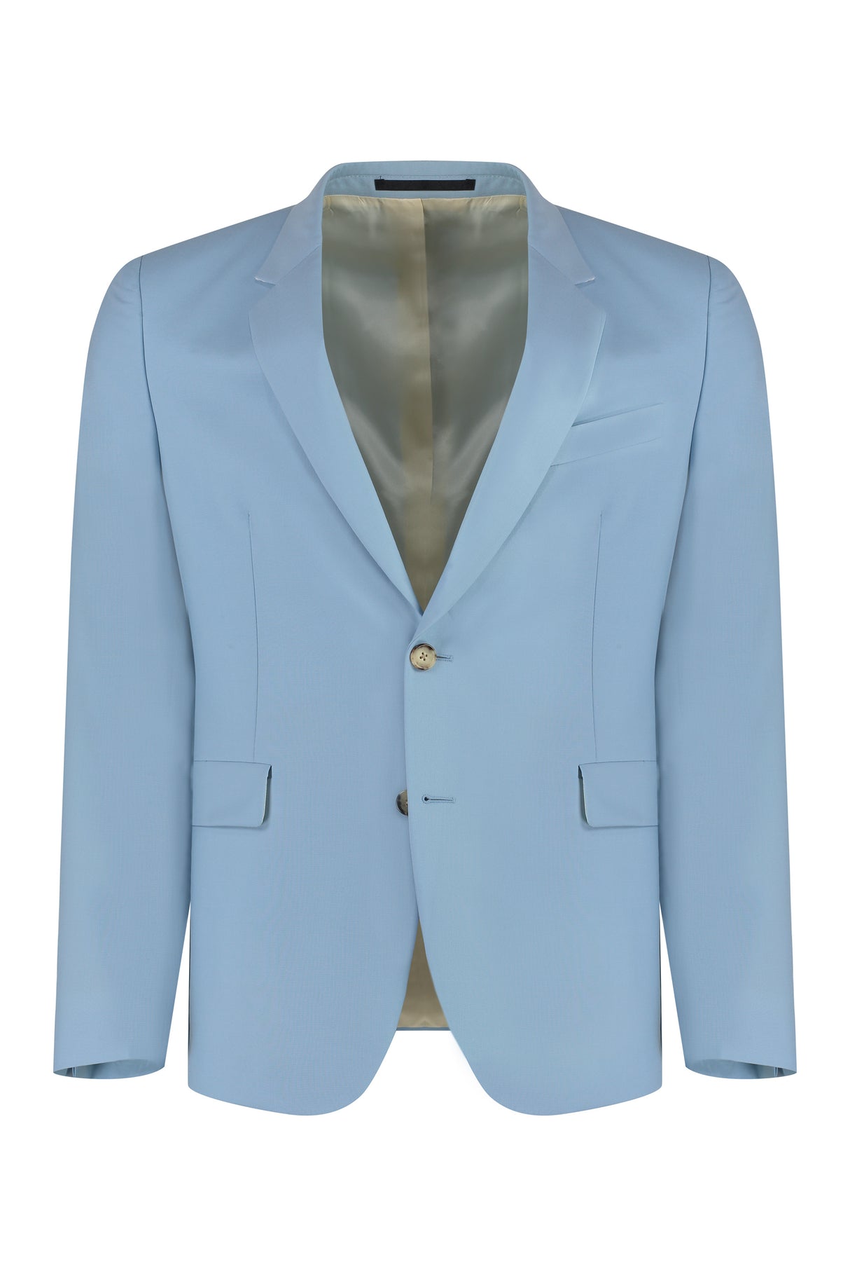 PAUL SMITH Men's Light Blue Wool and Mohair Suit for SS23