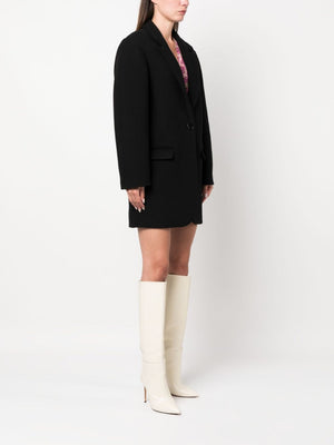 ISABEL MARANT JILINKA Ultra-Sophisticated Black Wool & Cashmere Jacket