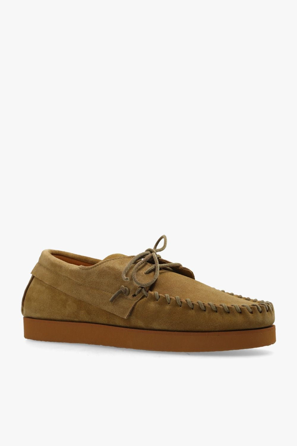 ISABEL MARANT Men's Taupe Leather Loafers for SS23