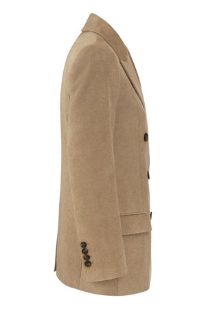 BRUNELLO CUCINELLI Double-Breasted Jacket with Necklace for Women - Fall/Winter 2022