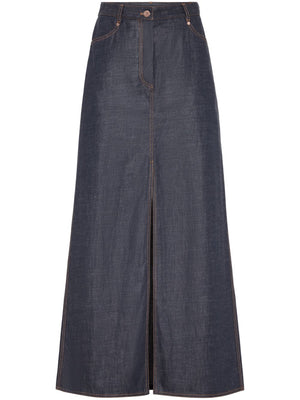 BRUNELLO CUCINELLI Denim Skirt for Women - SS24 Collection