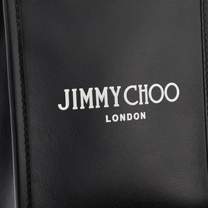 JIMMY CHOO Chic Black Leather Mini Tote for Women - Fall/Winter Collection