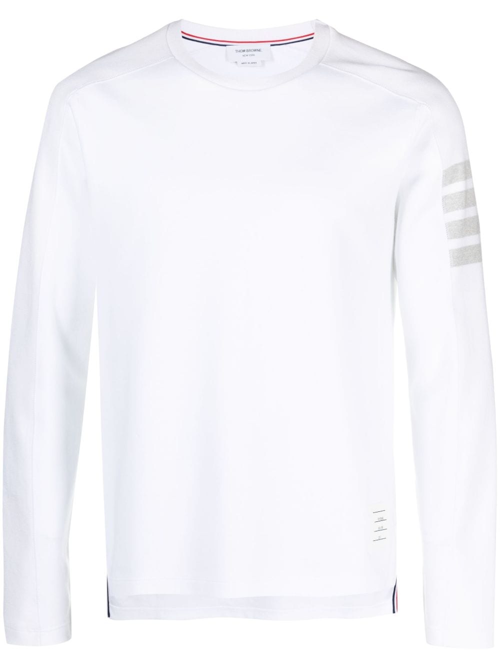 Off-White 4-Barstriped T-Shirt for Men - Iconic Design by Thom Browne