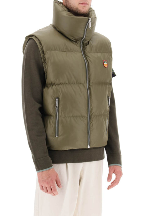 BALLY Men's Green Quilted Padded Vest for Fall 2024