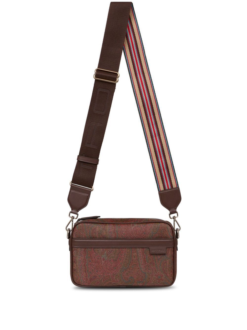 ETRO SMALL PAISLEYPRINT LEATHER CROSSBODY Handbag