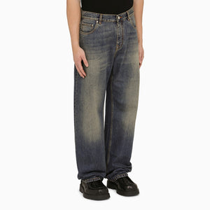 ETRO Washed Blue Boyfriend Jeans - Men's Fashion for SS24