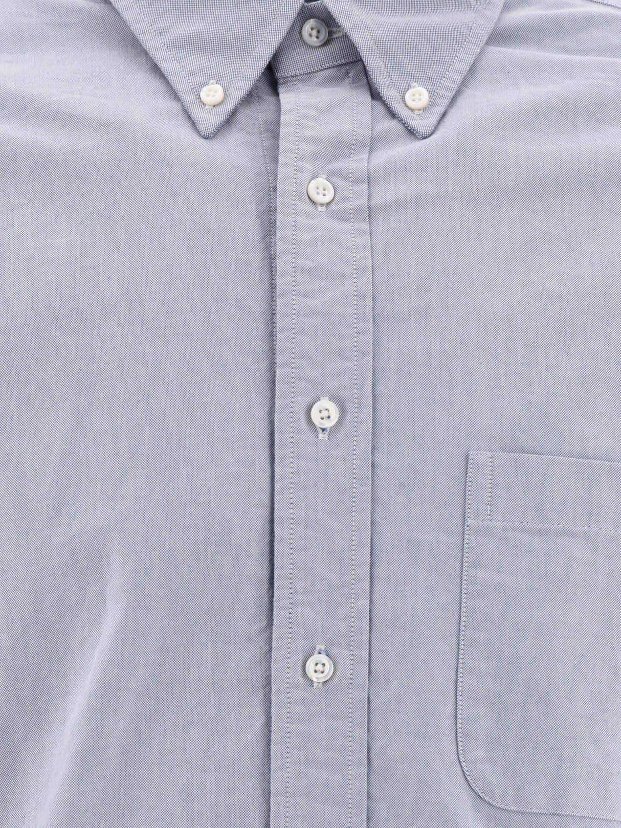 THOM BROWNE Classic Light Blue Shirt for Men