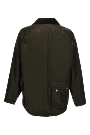 BARBOUR Green Waxed Jacket for Men - SS24 Collection