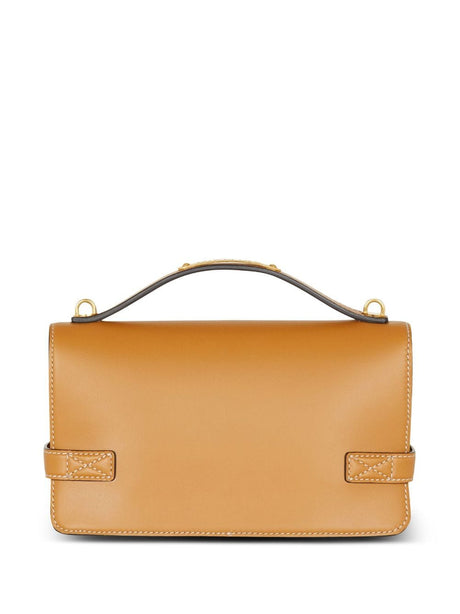 BALMAIN MIEL Shoulder Handbag with Golden Closure for Women - FW23 Collection