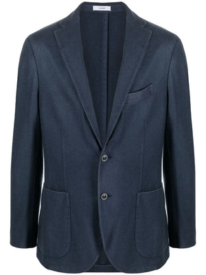 BOGLIOLI Luxurious Navy Cashmere Blazer for Men