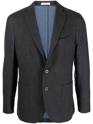 BOGLIOLI Men's Gray Wool Blazer for FW23