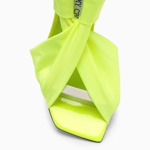 JIMMY CHOO Neon Yellow High Sandal for Women
