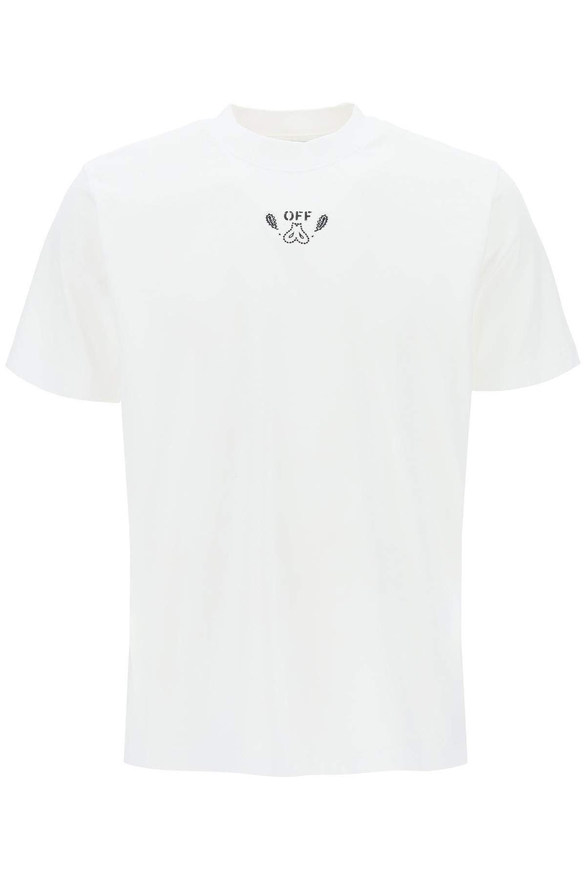 男士OFF-WHITE印花美式Logo和大花箭头图案T恤