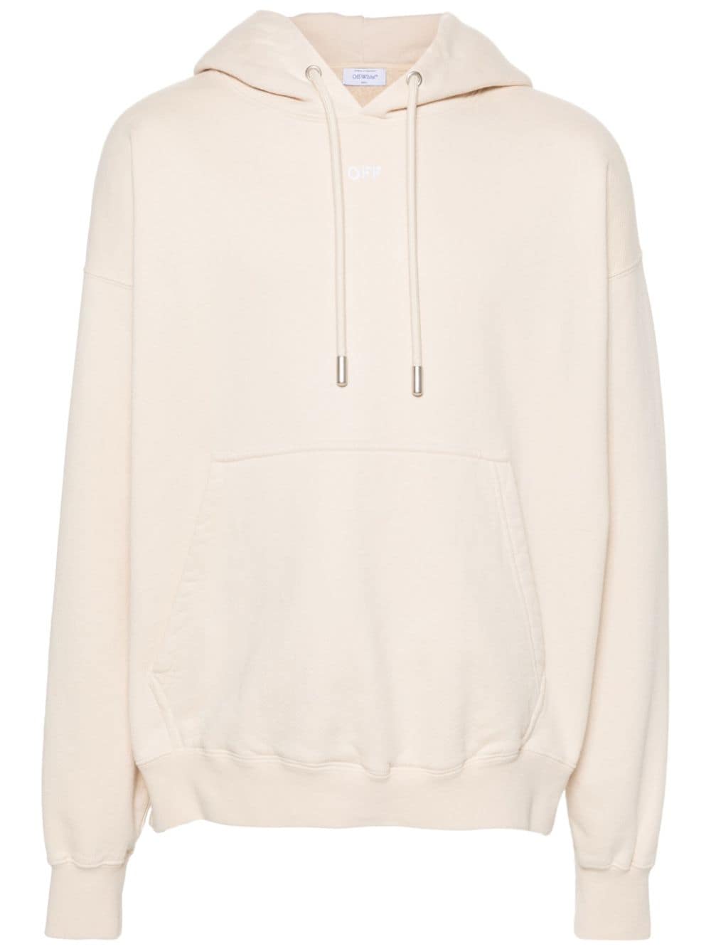 OFF-WHITE Angorwhite Arrow Emb Skate Hoodie for Men - SS24 Collection
