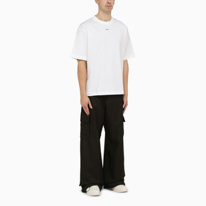 OFF-WHITE Black Denim Cargo Trousers for Men - SS24 Collection