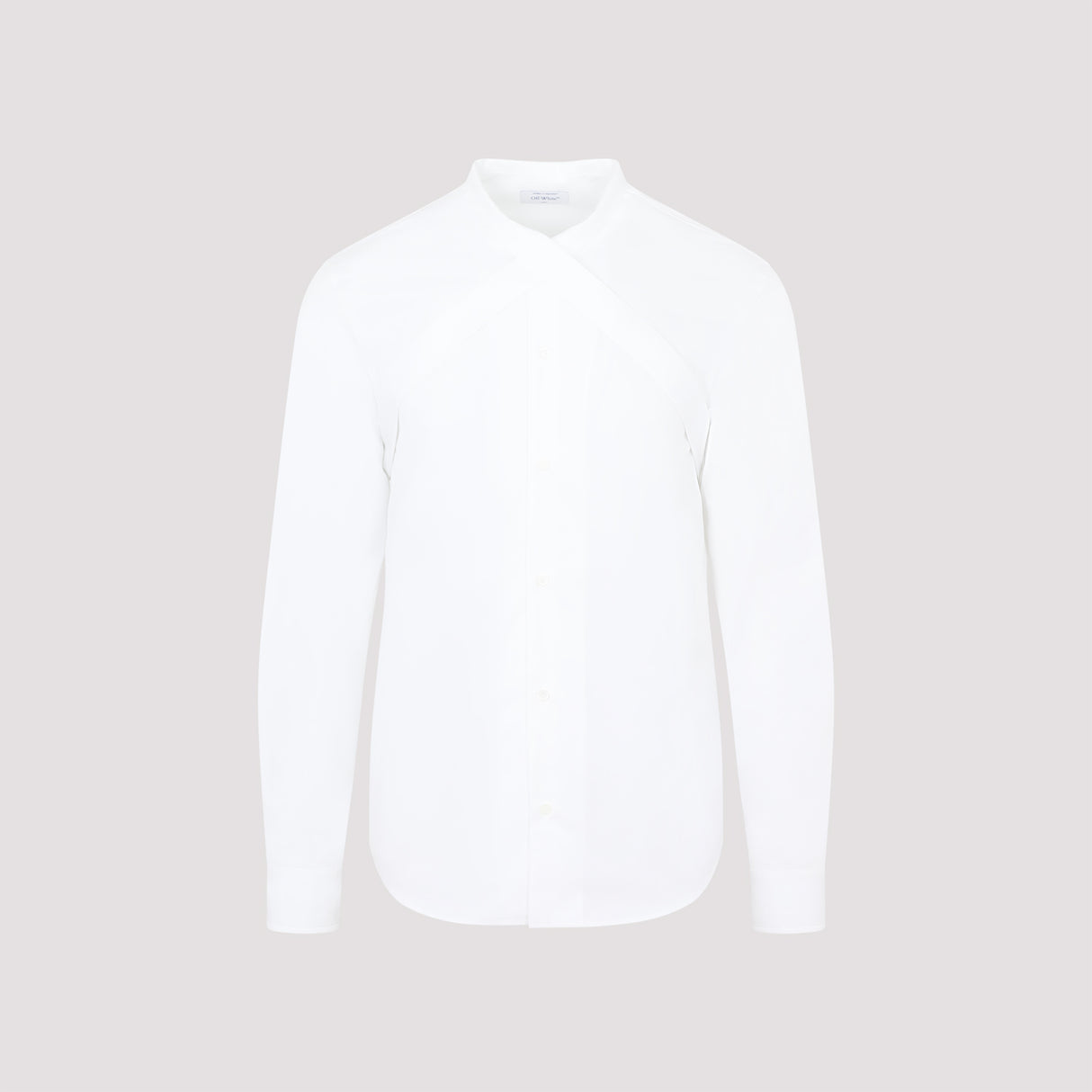 OFF-WHITE Fashionable White Cotton Shirt for Men- FW23