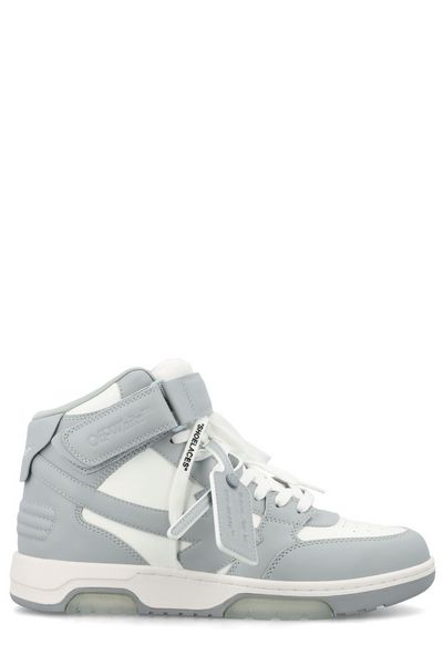 OFF-WHITE Men's Leather Sneakers for FW23 in White