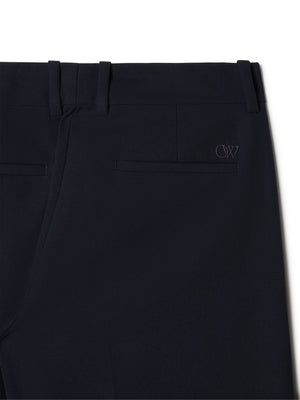 OFF-WHITE Wool Formal Pants - Cobalt Blue