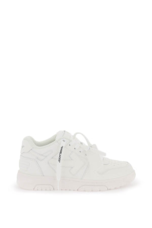 OFF-WHITE WHITE Leather Panelled Sneakers for Women