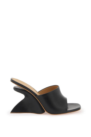 OFF-WHITE Sculpted Wedge Sandals for Women in Black
