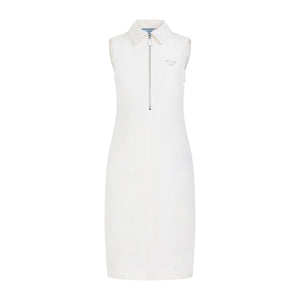 PRADA Elegant White Midi Dress for Women