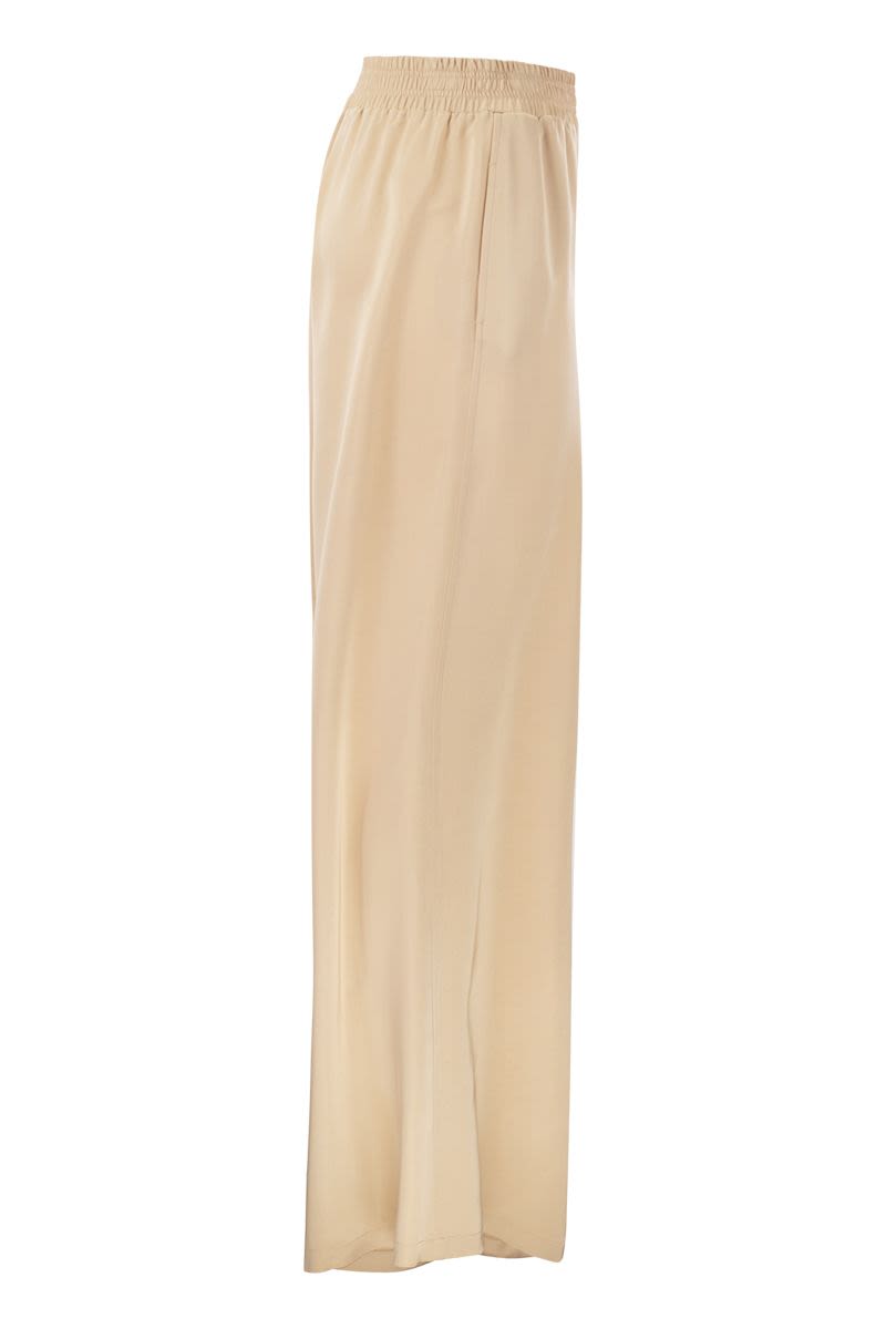 FABIANA FILIPPI Pink Wide Leg Trousers for Women - Spring/Summer 2024 Collection