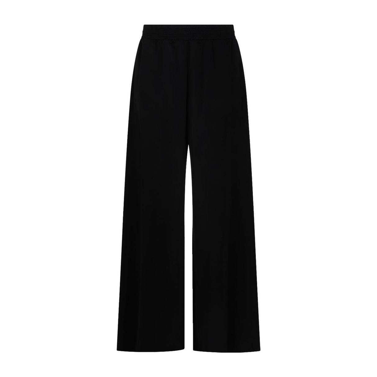 时尚黑色醋酸纤维女裤 - SS24系列