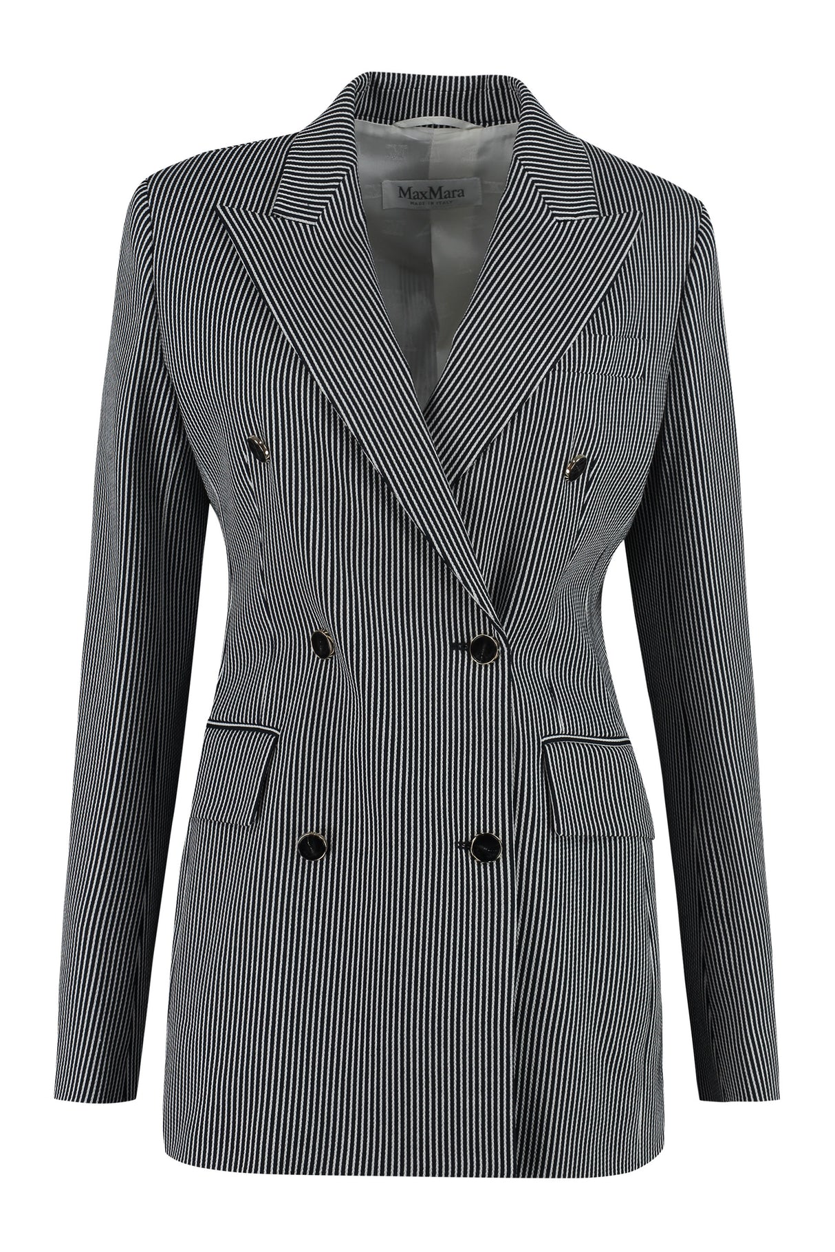 MAX MARA Striped Double Breasted Blazer for Women - Perfect for SS23