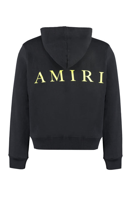 AMIRI Black Cotton Hoodie for Men | FW22 Collection