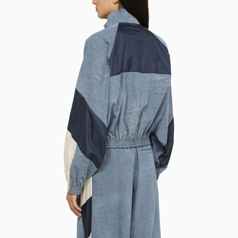 AMIRI Contrasting Inserts Blue Denim Jacket for Women - FW23