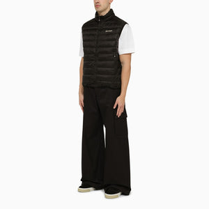PALM ANGELS Men's Adjustable Full Zip Down Vest