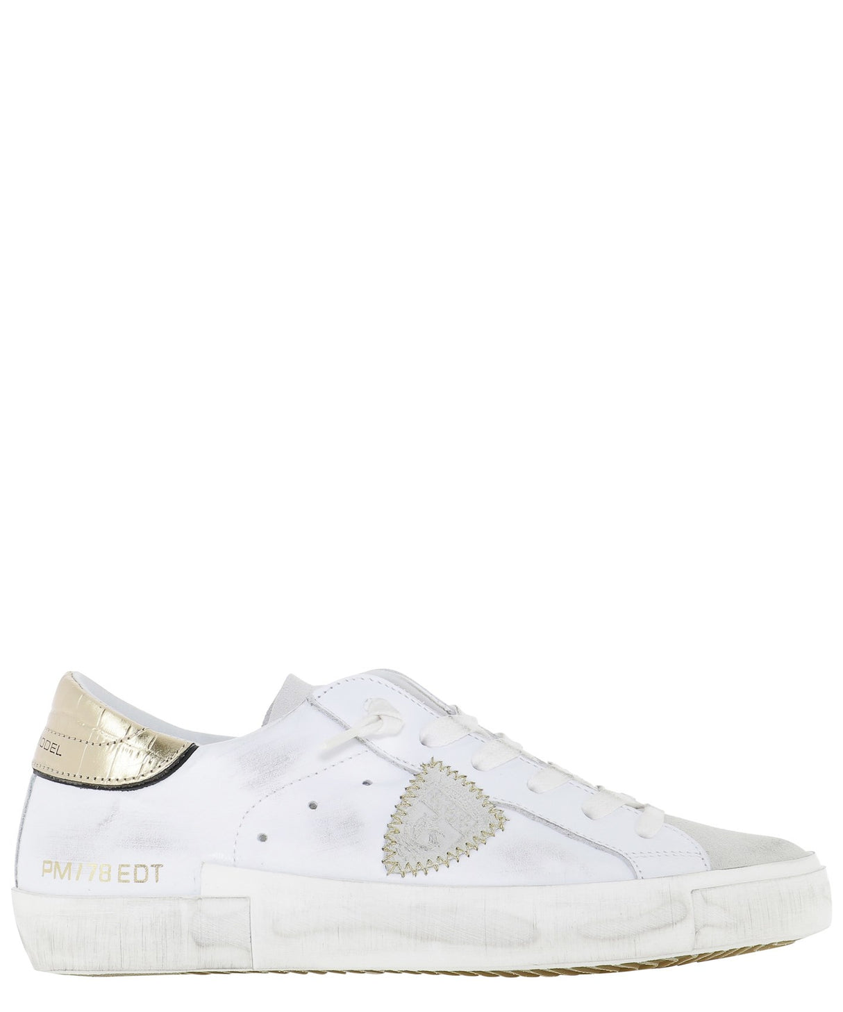 PHILIPPE MODEL PARIS Women's White Leather Sneakers for SS24