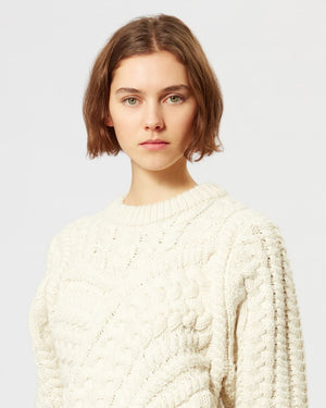 ISABEL MARANT ETOILE Stay cozy and stylish this season with our versatile Ecrumélange Knitwear for Women!