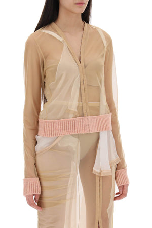 DILARA FINDIKOGLU Asymmetric Multi-Colored Long-Sleeved Top for Women