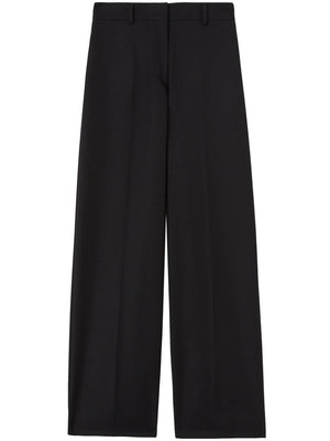 黑色羊毛混纺 FW23 系列裤子